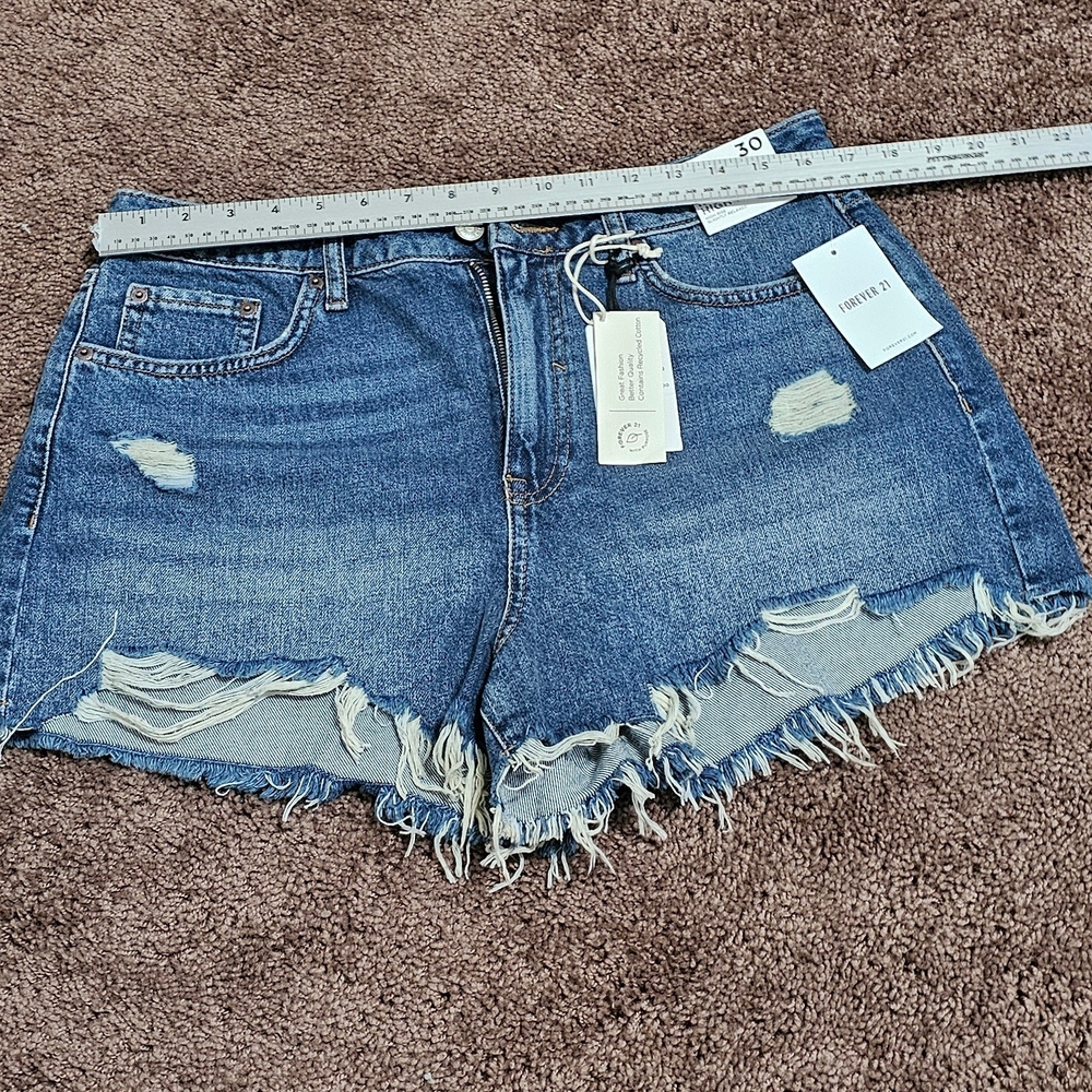 Distressed Denim Women Shorts